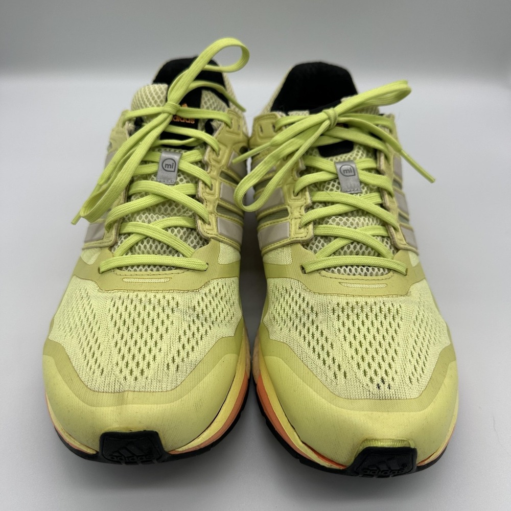 Adidas Supernova Glide Boost Shoes Womens Size 10 Yellow Running Sneakers F32279